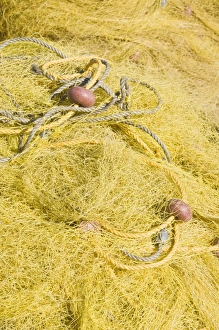 Images Dated 5th September 2009: Fishing nets, Meganisi, Ionian Islands, Greek Islands, Greece, Europe