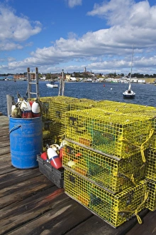 Gloucester Prints: Fishing Pier in Rocky Neck, Gloucester, Cape Ann, Greater Boston Area, Massachusetts