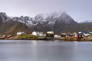 Nordland County Gallery: Fishing village of Ballstad, Vestvagoy, Nordland county, Lofoten Islands, Norway, Scandinavia