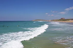 Cornwall Prints: Fistral Beach, Newquay, Cornwall, England, United Kingdom, Europe