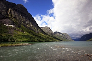 Fjordland Prints: A fjord in the Fjordland region, western Norway, Scandinavia, Europe