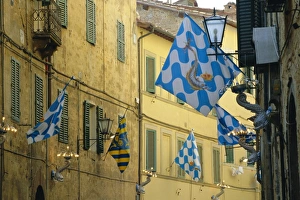 Curving Prints: Flags of the Onda (Wave) contrada in the Via Giovanni Dupre