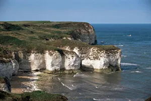 Surface Processes Prints: Flamborough Head, East Yorkshire, Yorkshire, England, United Kingdom, Europe