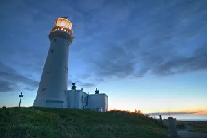Images Dated 29th January 2000: Flamborough Lighthouse, Flamborough, East Yorkshire, Yorkshire, England