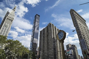 Ornamental Prints: Flat Iron Building and Fifth Avenue Building Clock