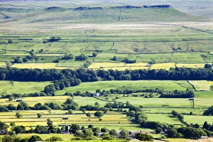 Wensleydale Prints: The Flat Topped Hill of Addleborough from Askrigg Moor Road