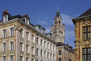 Lille Prints: Flemish buildings in the Grand Place (Place du General de Gaulle)