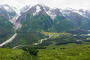 Haines Prints: Flight-seeing from Haines over the Fairweather Range in Glacier Bay National Park