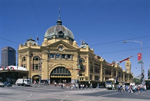 Flinders Street Railway Station, Melbourne, Victoria, Australia, Pacific