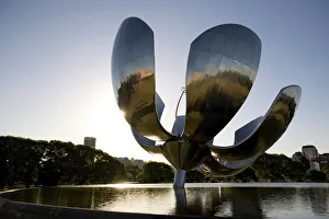 Art Work Prints: Floalis Genetrica sculpture in UN Plaza, Recoleta, Buenos Aires, Argentina, South America