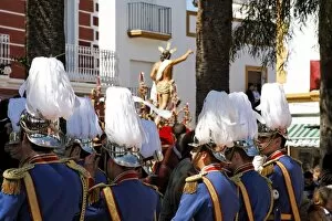Images Dated 23rd March 2008: Float of resurrected Jesus, Easter Sunday procession at the end of Semana Santa