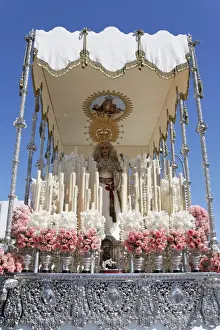 Holy Week Prints: Float of the Virgin Mary, Easter Sunday procession at the end of Semana Santa (Holy Week)