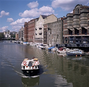 Floating Harbour Prints: Floating Harbour from Welsh Back, Bristol, Avon, England, United Kingdom, Europe