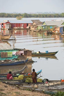 Cambodia Gallery: Floating village, Cambodia, Indochina, Southeast Asia, Asia