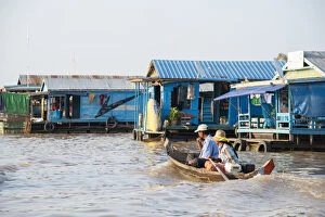 Cambodia Gallery: Floating village at Tonle Sap Lake, Cambodia, Indochina, Southeast Asia, Asia