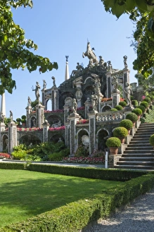 Floral Fountains, Isola Bella, Borromean Islands, Lake Maggiore, Piedmont, Italian Lakes