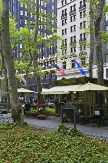Images Dated 11th May 2007: Florist in Bryant Park, Midtown Manhattan, New York City, New York, United States of America