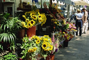 Barcelona Prints: Flower stalls