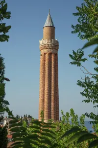 Province Prints: Fluted minaret of Yivli Mosque stands tall in the Old Town of Antalya