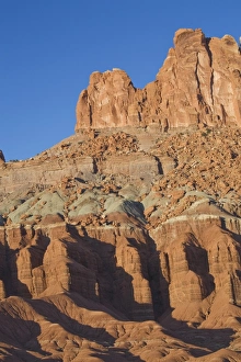 Pottery Prints: Fluted wall, Capitol Reef National Park, Utah, United States of America, North America