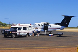 Broome Prints: Flying Doctor Service, Broome, Western Australia