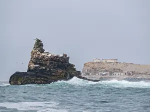 Turbulent Prints: Foggy and stormy conditions at Palomino Islands near Lima