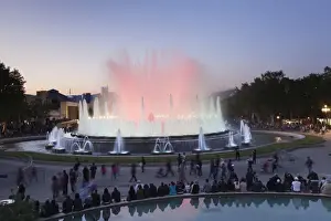 Font Magica (Magic Fountain) at Palau Nacional (Museu Nacional d Art de Catalunya)
