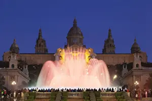 Montjuic Prints: Font Magica (Magic Fountain) at Palau Nacional (Museu Nacional d Art de Catalunya)