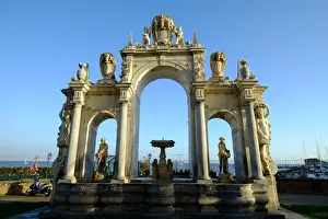 Monumental Prints: The Fontana del Gigante (Immacolatella) (Fountain of the Giant)
