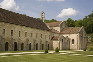 Bourgogne Prints: Fontenay Abbey, UNESCO World Heritage Site, Burgundy, France, Europe