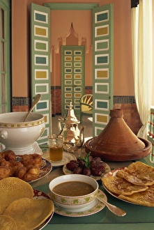 Tagines Prints: Food, La Mamounia Hotel, Marrakesh, Morocco, North Africa, Africa