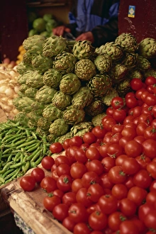 Tomatoes Prints: Food produce at the souk in the Medina