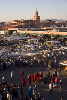 Jemaa El Fna Prints: Food stalls in the evening