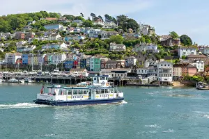 Sail Prints: Foot pasenger ferry crossing River Dart to Kingswear from Dartmouth