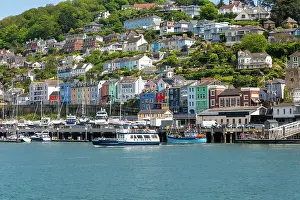 Ferry Prints: Foot pasenger ferry crossing River Dart from Kingswear to Dartmouth