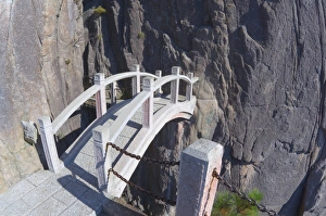Intersecting Prints: Footbridge, White Cloud scenic area