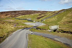 Yorkshire Prints: Ford in the road made famous by James Herriot tv series, Swaledale, Yorkshire Dales