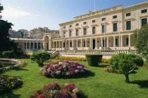 Formal gardens and the Palace of St