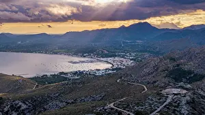 Northern Prints: Formentor peninsula and Port de Pollenca under the clouds in Mallorca