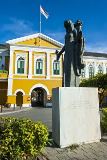 Fort Amsterdam in Willemstad, UNESCO World Heritage Site, Curacao, ABC Islands, Netherlands Antilles, Caribbean, Central America