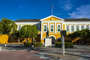 Bright Color Prints: Fort Amsterdam in Willemstad, UNESCO World Heritage Site