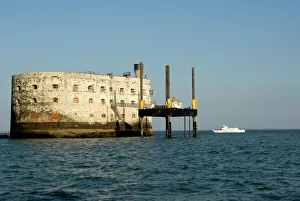 Forts Prints: Fort Boyard, near Ile d Oleron, Charente Maritime, France, Europe