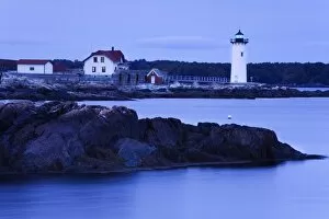 Images Dated 16th October 2007: Fort Constitution Lighthouse, Portsmouth, New Hampshire, New England, United States of America