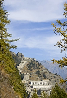 Images Dated 23rd October 2007: The fort of Fenestrelle, Piedmont, Italy, Europe