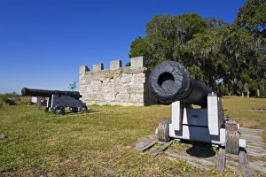 Images Dated 7th November 2008: Fort Fredrica National Monument, St. Simons Island, Georgia, United States of America