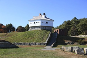 Coastal Defence Prints: Fort McClary State Historic Site, Kittery, Kittery Point, Maine, New England, United