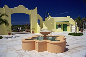 Bahamas Prints: Fort San Salvador, Half Moon Cay, Bahamas, West Indies, Central America