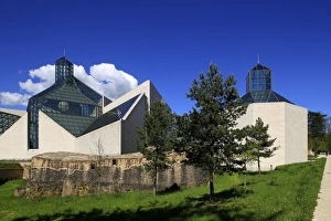 Luxembourg City Prints: Fort Thuengen with Fortress Museum and Mudam Museum