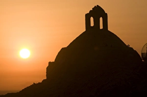 Images Dated 9th August 2009: The fortified Ark of Bukhara at sunset, Bukhara, Uzbekistan, Central Asia