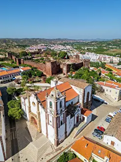 Fortified Prints: Fortified city and cathedral stand in Silves